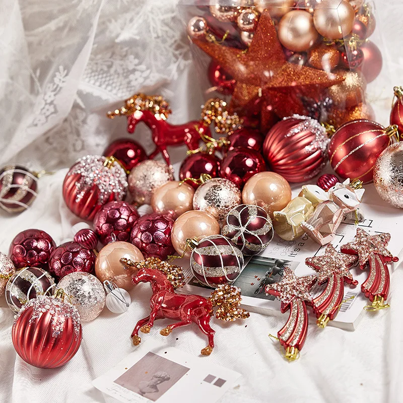 Christmas Tree Decorations Colorful Christmas Balls Unicorn Pumpkin Christmas Tree Meteor Candy Decorations Christmas Present