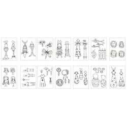 Cartoon Transparent Clear Stamps for DIY Scrapbooking/Card Making Fun Decoration Supplies A0249