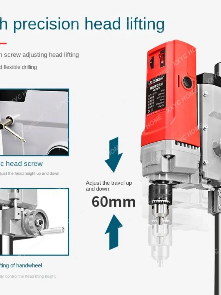 Table drill small household 220V micro drilling machine milling  multifunctional high-precision drillinghigh-speed single-phase