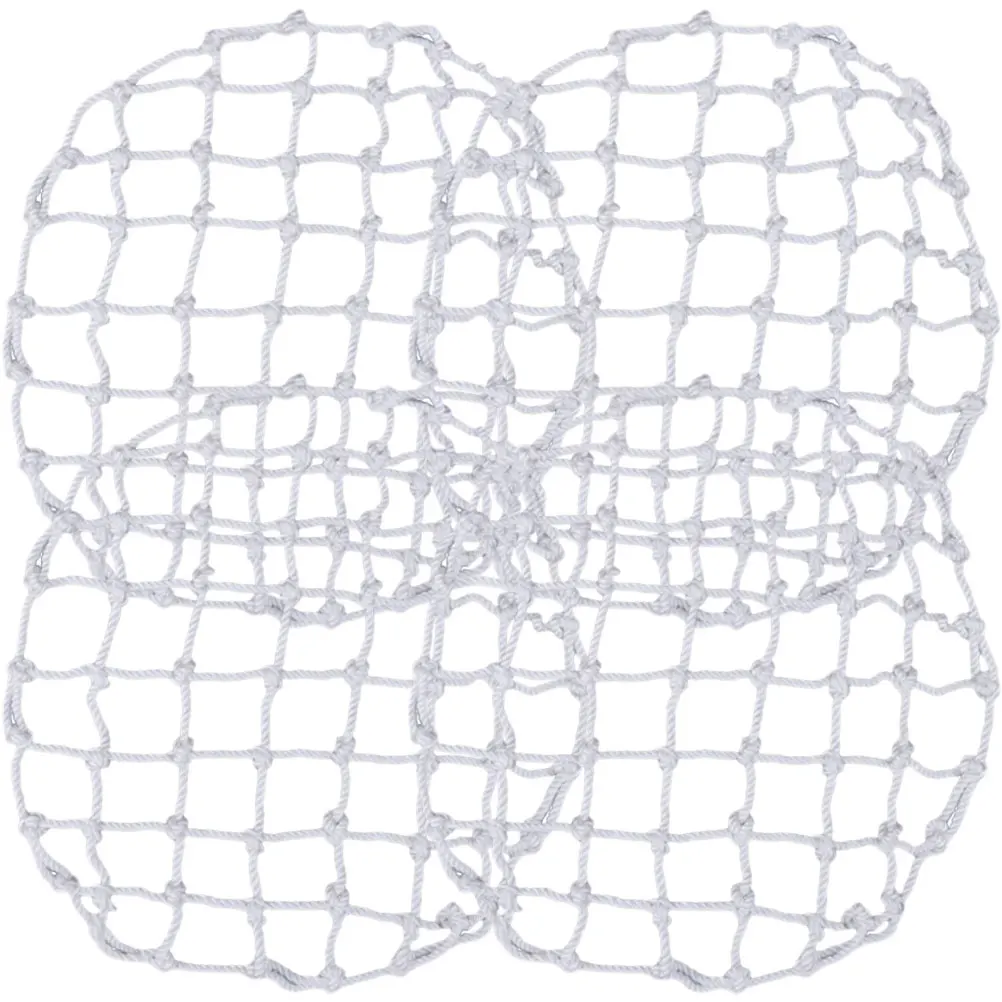 

4pcs Well Cover Protective Net Anti-Fall Safety Mesh For Sewer Manhole Covers Easy Installation Sturdy Child Animal Protection