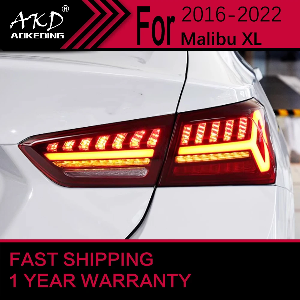 Car Lights for Chevrolet Malibu LED Tail Light 2016-2022 Malibu Rear Stop Lamp Brake Signal DRL Reverse Automotive Accessories
