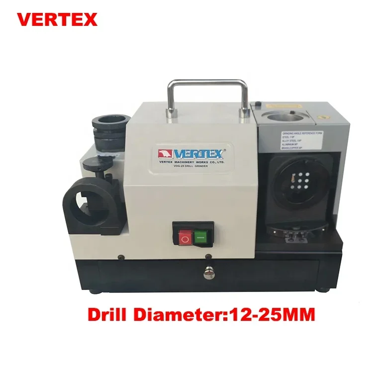 VERTEX مطحنة الحفر الدقيقة VDG-25/شحذ الحفر 12-25 مللي متر مطحنة بت/آلة طاحونة مثقاب الخشب #3
