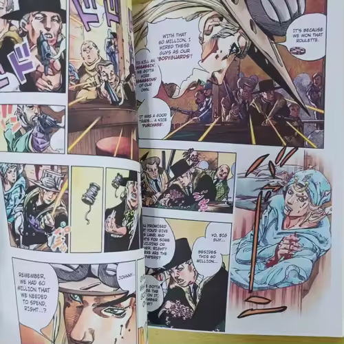12 Books Steel Ball Run Manga Book JOJO's Bizarre Adventure Part7 Vol.1-12 Japanese Youth Comic Books English Manga Books - Image 4