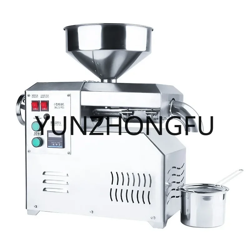 Automatic Mini Household cooking oil making machine Oil Extraction Making vegetable Olive  Press Machine