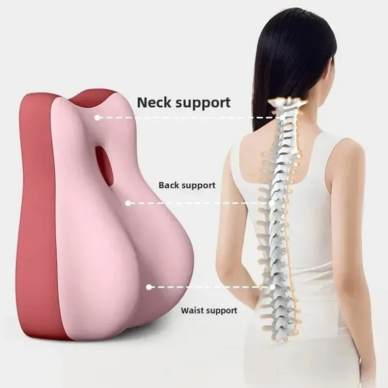 

Pillow Cushion Streamline Memory Foam Lumbar Orthopedic Support Chair Car Bed Back Pain Relief Lovers Ergonomics Lumbar Cushion
