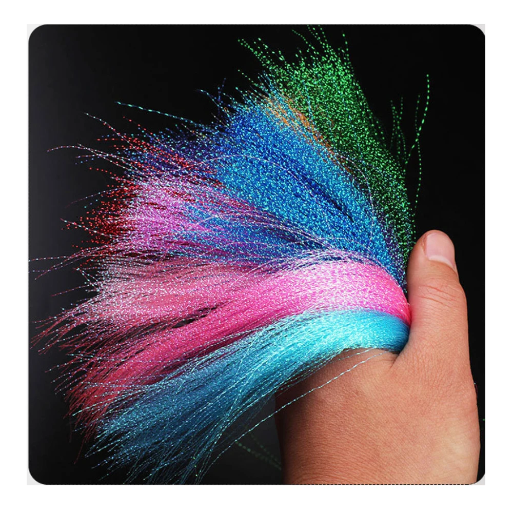 

Светящиеся шелковые нити ручной работы и яркая проволока для морской рыбалки, крючки для отсадки, высокая видимость для морской воды A