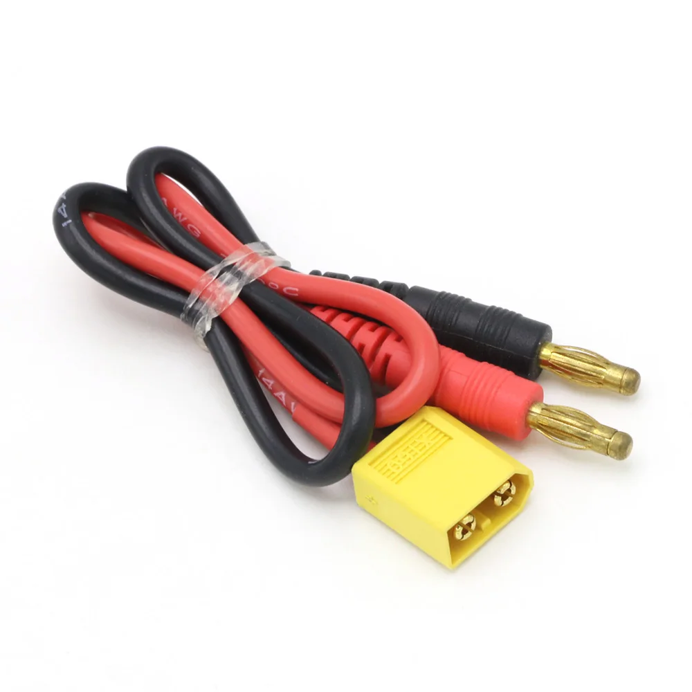 RC Deans Connector Cable T plug  Connector to Banana Tamiya Plug to Banana for IMAX B6 B6AC B8 Chargers