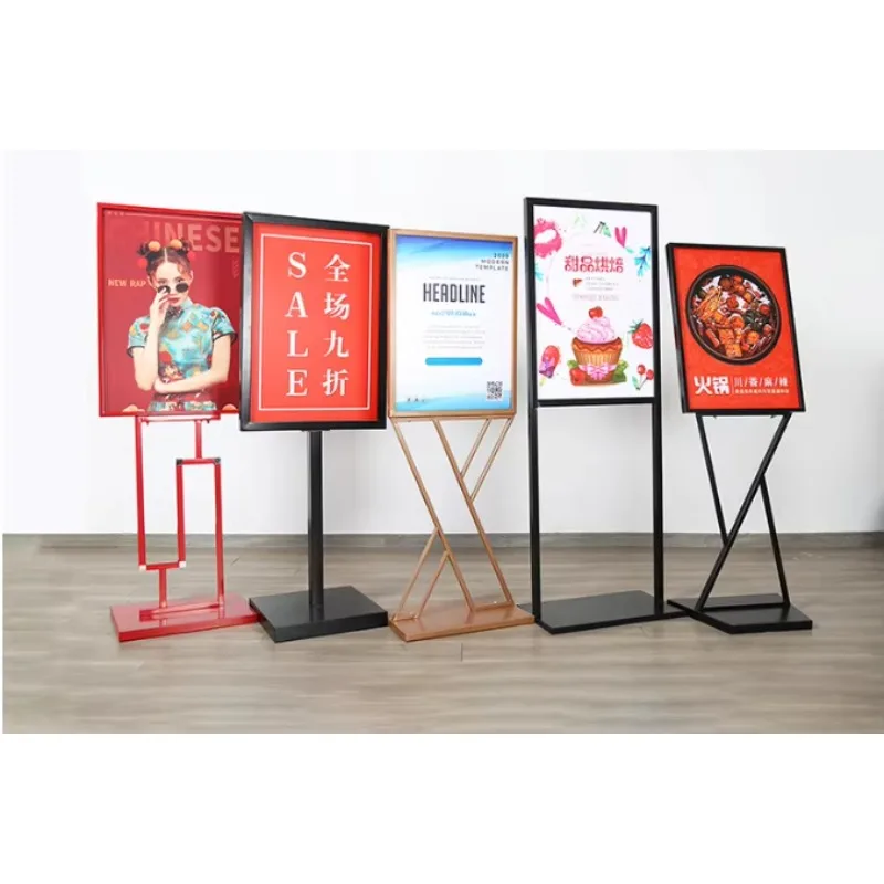 Advertising board type Tripod easel Vertical poster Exhibition display sign Pop-up banner Display stand Tension