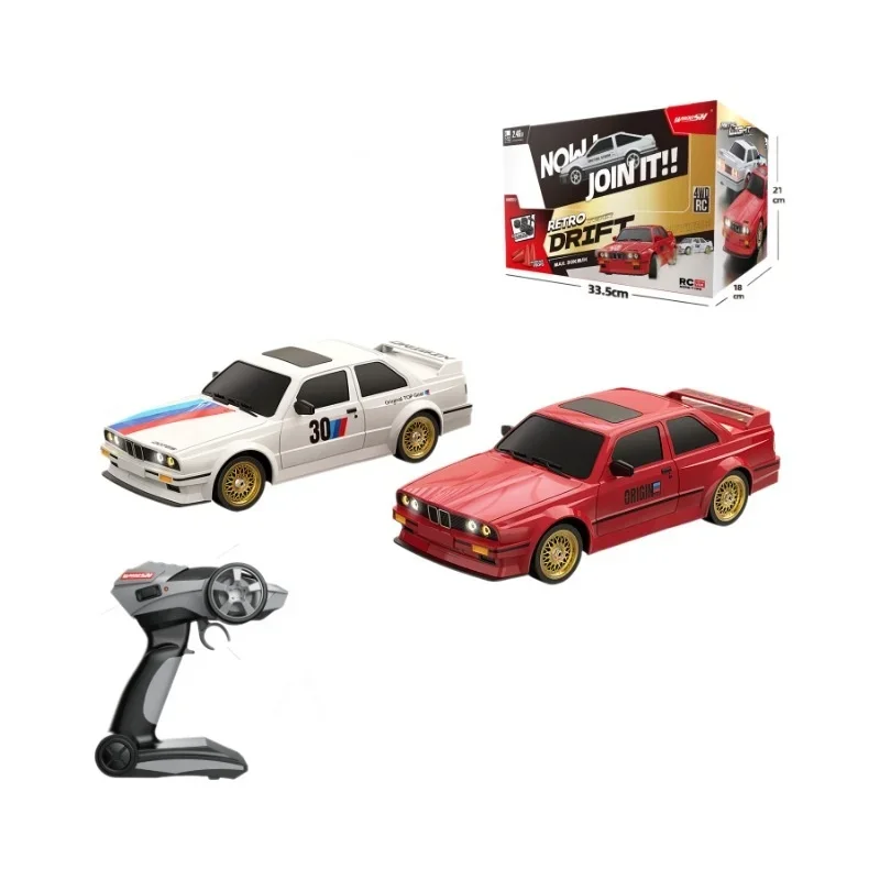 Simulazione 1:16 a mezza scala di auto telecomandate Rc, regalo giocattolo per ragazzo da corsa a quattro ruote motrici ad alta velocità
