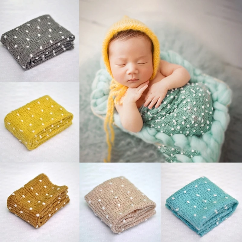 

Newborn Photography Props Wrap Swaddles Photoshoots Blanket Backdrop Infant Accessories for Baby Photos