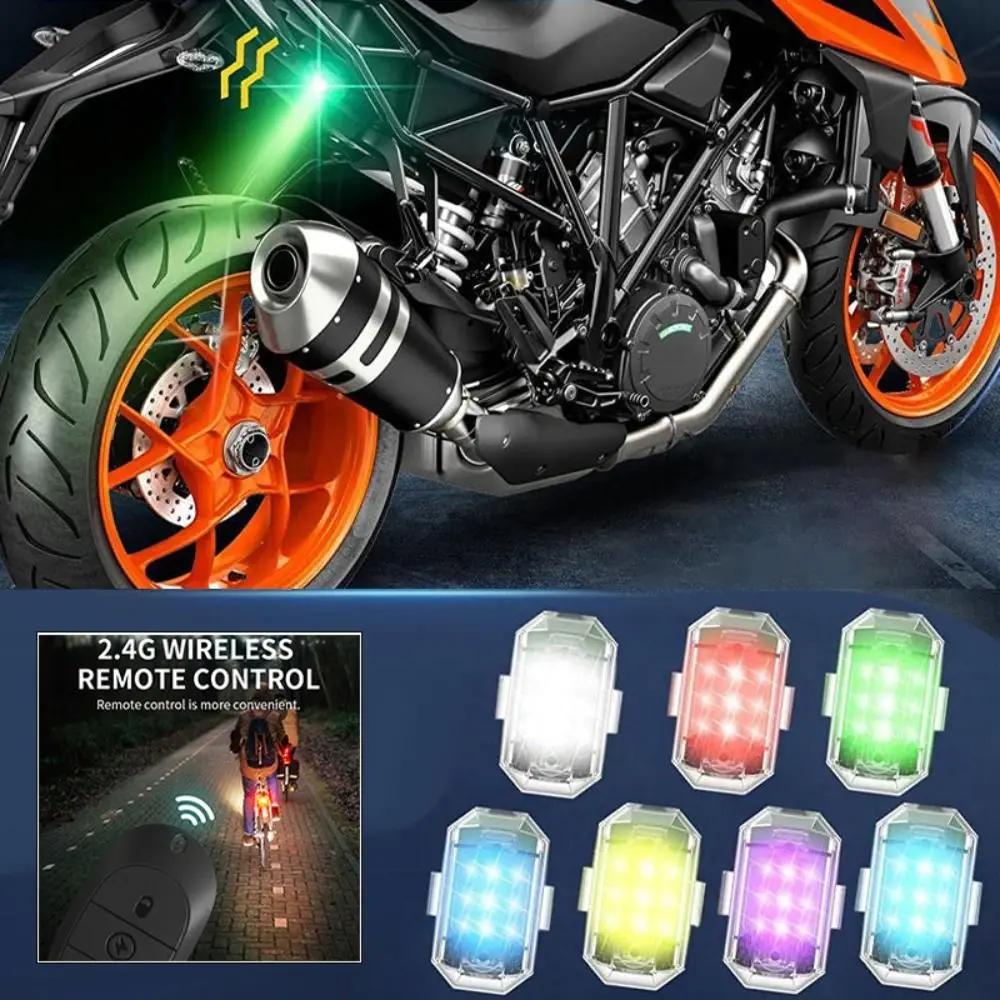 

Waterproof Car Remote Control Flash Light Portable 7 Colors USB Charging Flash Indicator Wireless LED Strobe Light Car