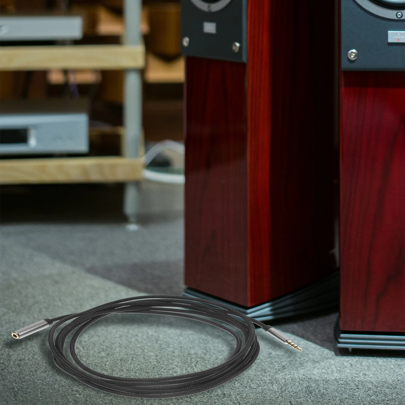 

3.5Mm Male To Female Audio Extension Cable For Headphones Headset Stereo Sound Long Distance Transmission Compatible With Phones