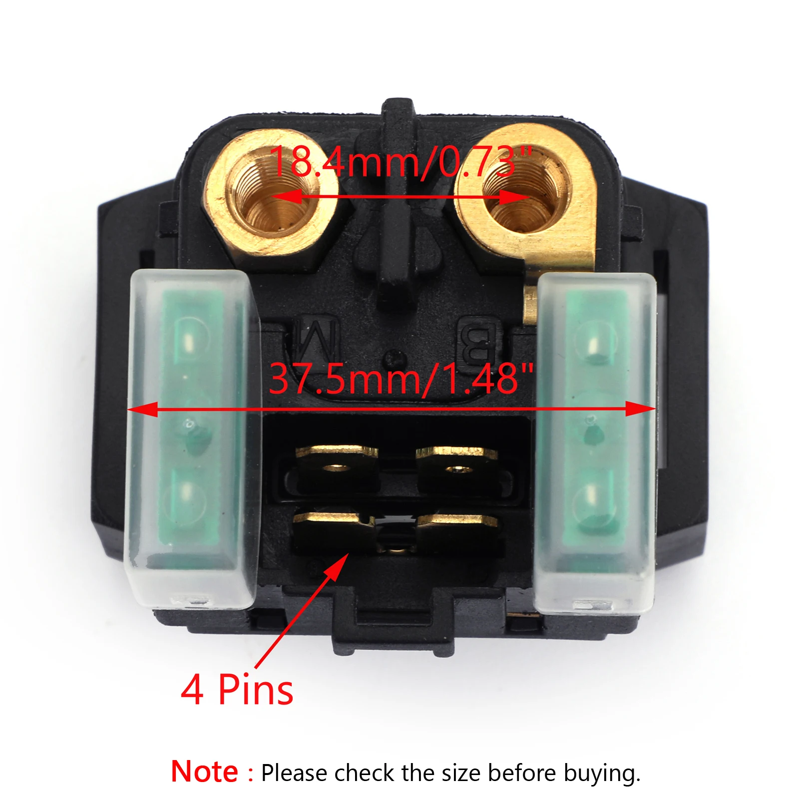 Areyourshop New Starter Solenoid Relay for Yamaha Raptor 350 YFM350 2004 YFZ-R1 2007-2008 4SV-81940-00 Motorcycle Parts