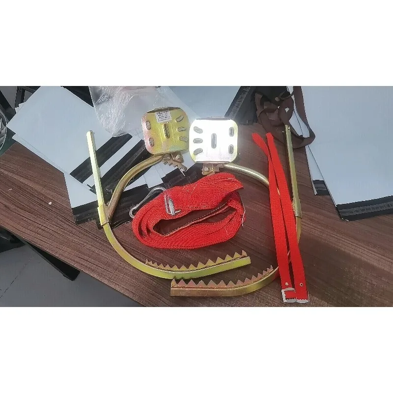 Special Tools for Climbing Trees on Wooden Poles for Electricians