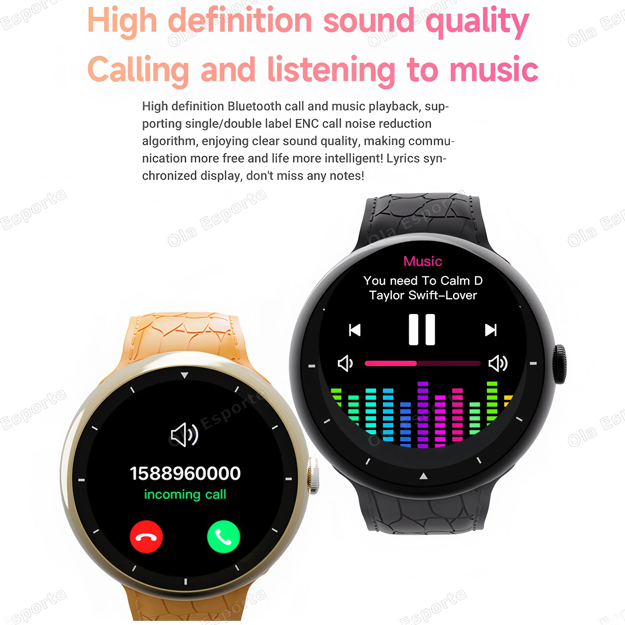 Smart Watch Men 1.52Inch AMOLED Screen BT Call GPS Sports Fitness Tracker Health Monitor Wireless Charging Smartwatch