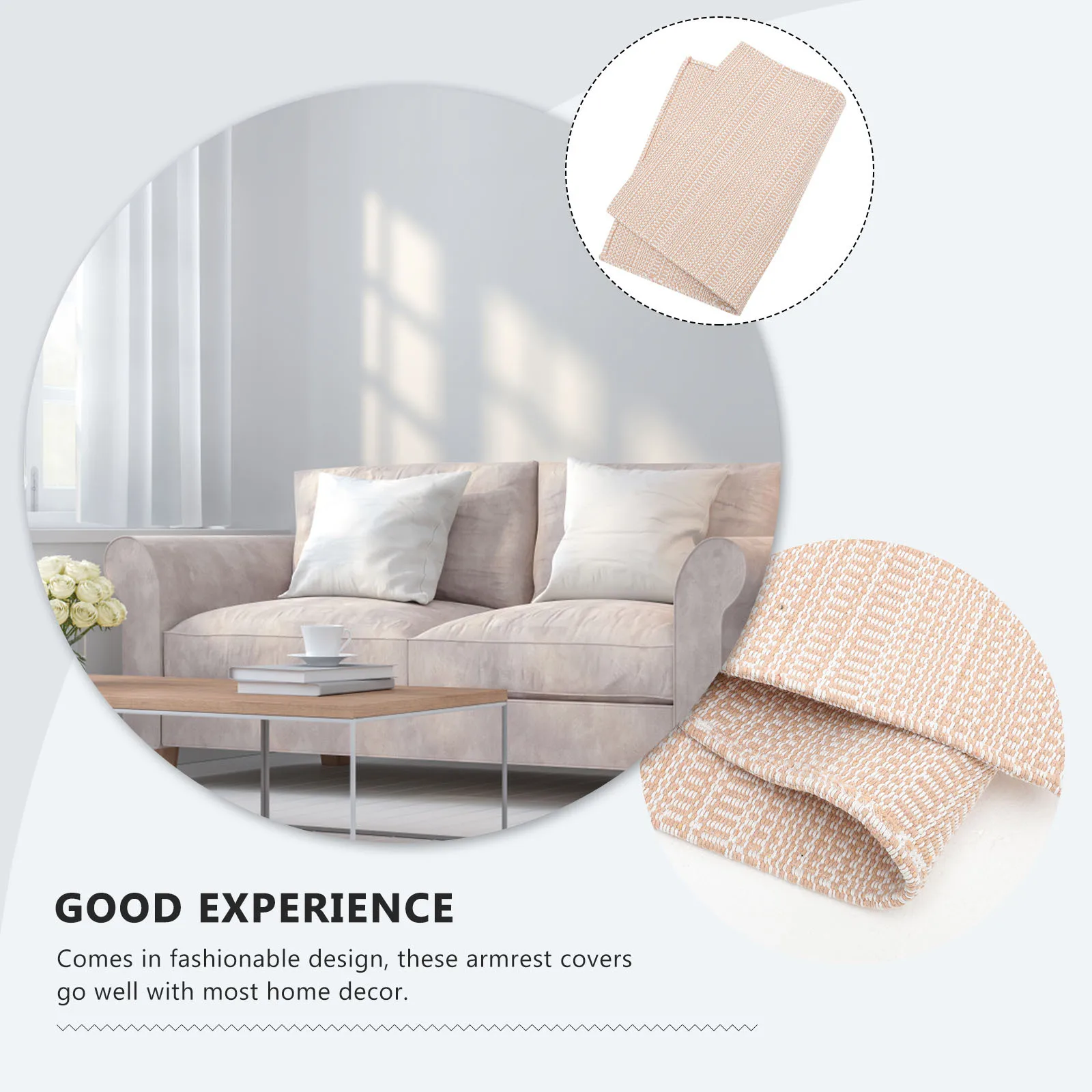 

Thickened Non-Slip Sofa Armrest Cover Cotton Linen Cushion Protector for Couch Chair Arm Home Use Sofa Armrest Cover