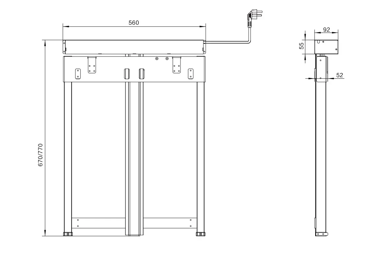LA-37B1 Electric Wall Cabinet Lifting System For Kitchen Cabinet