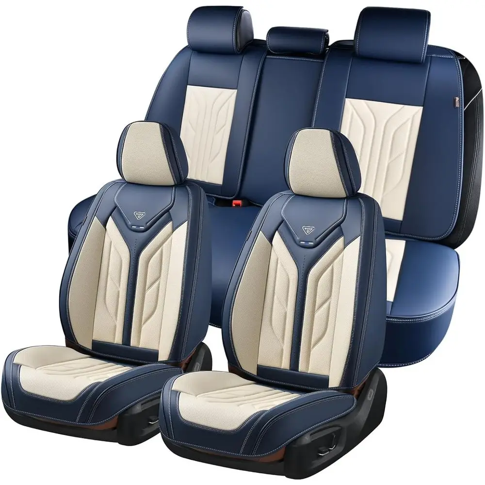 

Car Seat Covers ull Set, Leather Seat Covers or Cars, Automotive Covers Car ProtectCar Accories Unil it or Most Sedans