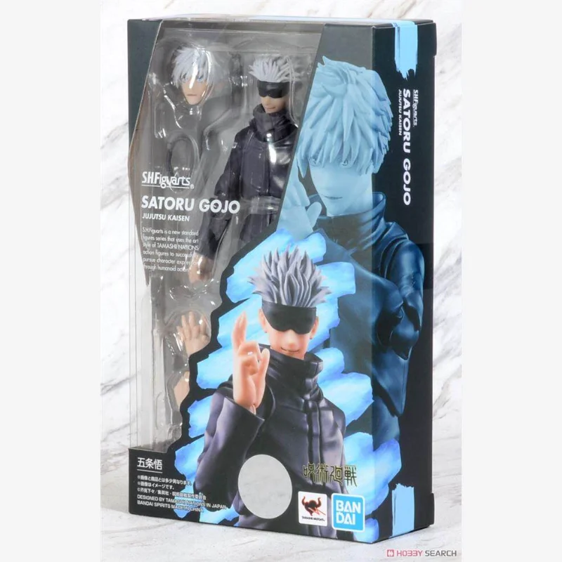 

In Stock Bandai SHF Jujutsu Kaisen Satoru Gojo Special Grade Sorcerer Articulated Figure Model Collectible Gift