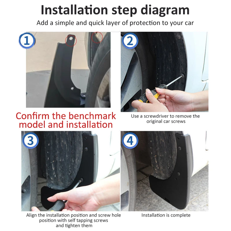 For Chery Jetour Great Saint Bahman Fidelity XB1 Shanhai L6 2022 2023 2024 Car Mudflaps Mud Guard Flap Splash Flap Accessories