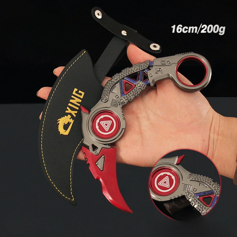 16 ซม.APEX Legend Heirloom Raptor Claw เกมอุปกรณ์ต่อพ่วงโลหะเต็มรูปแบบหัตถกรรมอาวุธรุ่นสะสมโต๊ะเครื่องประดับปลอดภัยของเล่นเด็ก