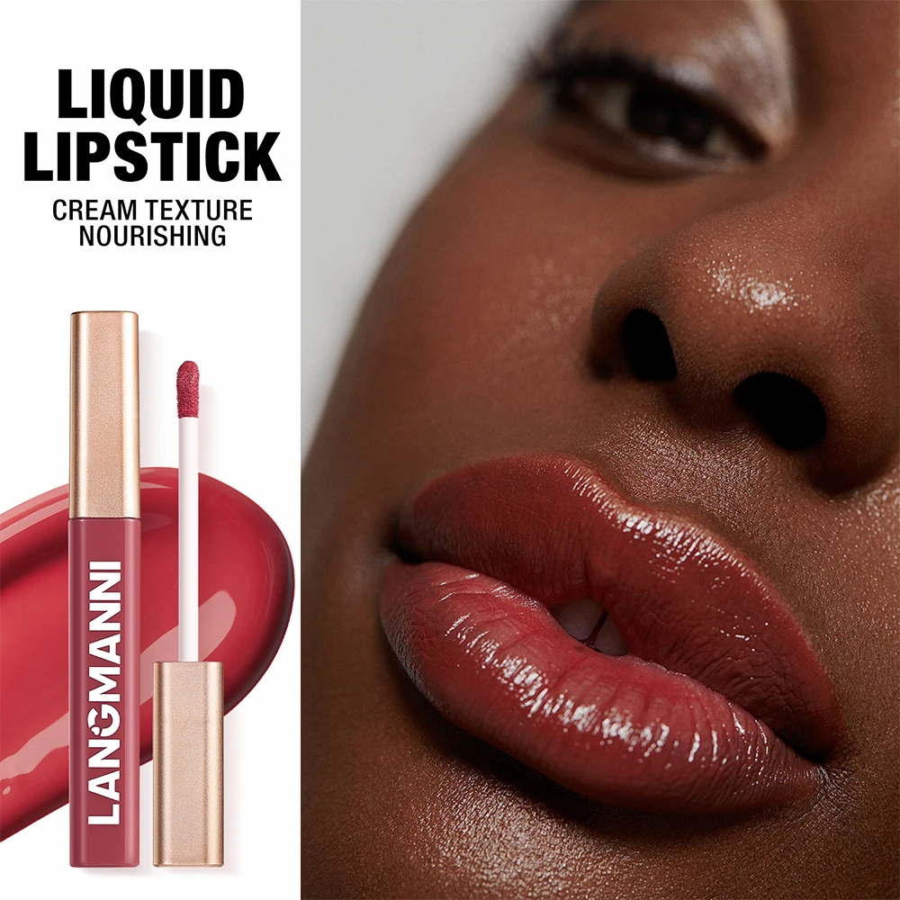 1PC防水口紅、耐久性、保湿性、カップにくっつかない、汚れにくい、塗りやすい、色がつきやすい