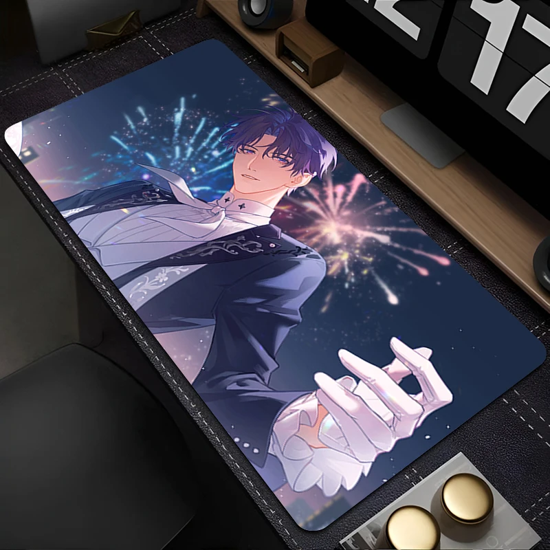 

Mousepad Gaming Mouse Pad PC Accessories Non-slip Keyboard Pad Large L-love And Deepspace Rafayel Desk Mat Rubber Extended Pad
