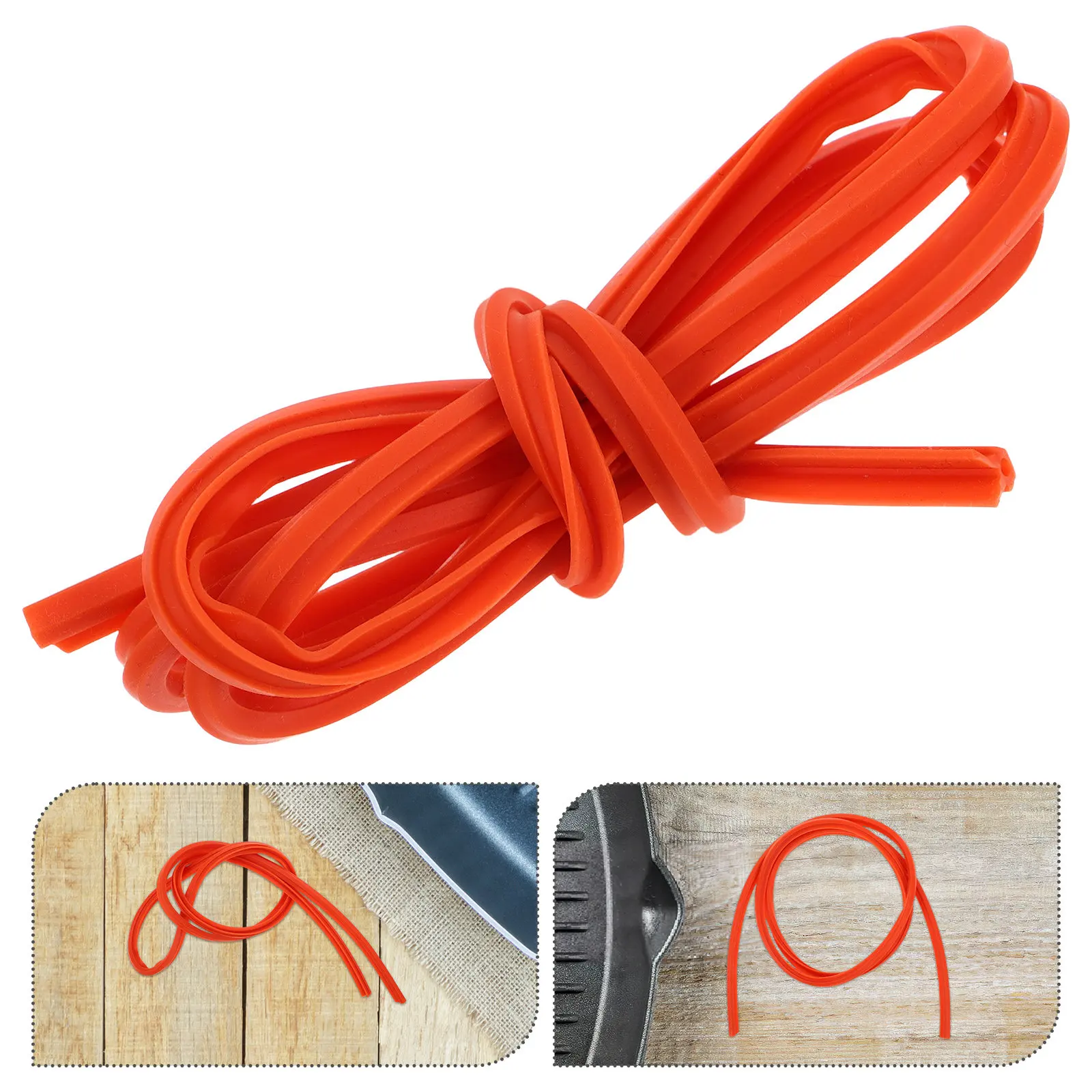 

Kitchen Baking Tray Seal Ring Silicone Sealing Bands Airtight Bands for Pans High Heat Resistant Oil Proof Replacement Strip