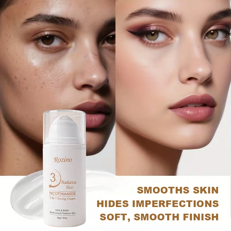 3-second Quick Brightening Toning Cream, 5-in-1 Brightening Moisturizing Cream, Deep Moisturizing, Blemishes Brightening Cream.