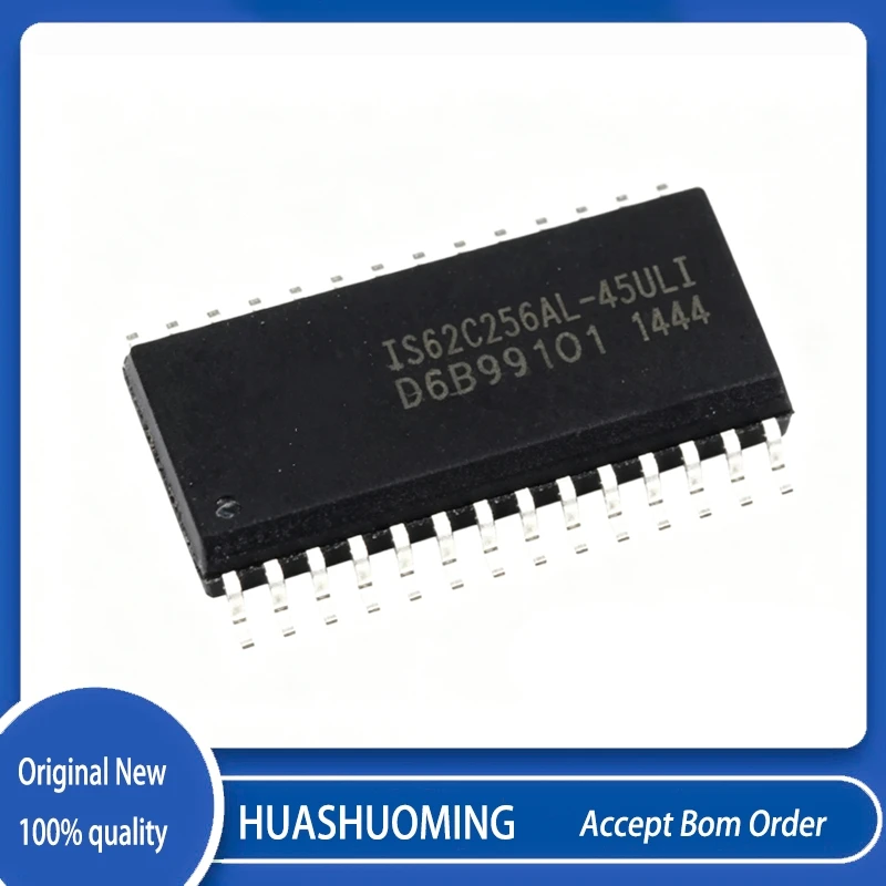 10Pcs/Lot   IS62C256AL-45ULI  IS62C256AL-45 IS62C256AL  SOP-28