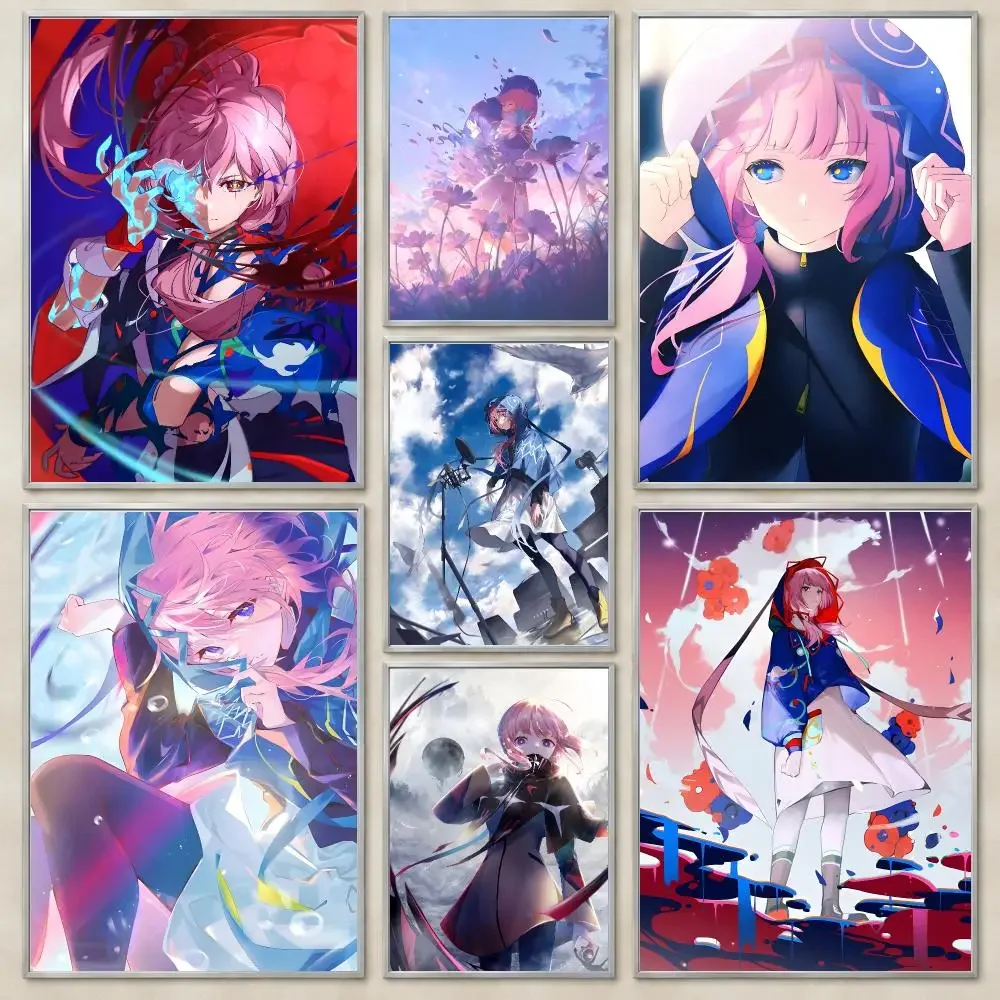 Musician J-POP KAF Poster Self-Adhesive Wall Art HD Print For Dorm Teen Room Decor Gift