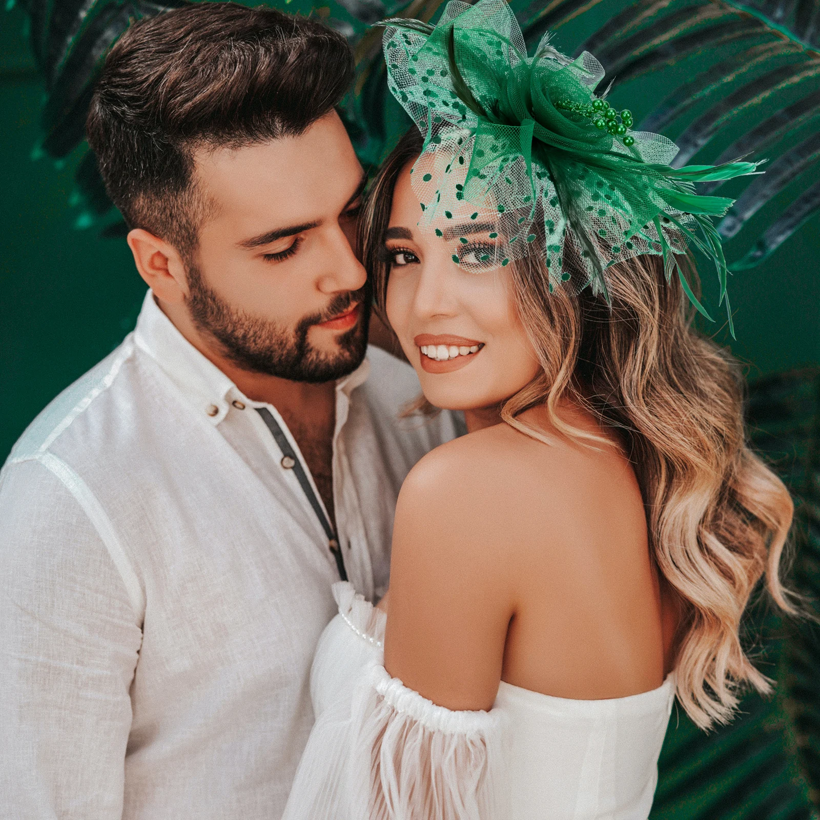 

Delicate Party Hairband Multi-Function Wear-Resistant Headdress Lightweight Comfortable Wedding Engagement Fascinators Women