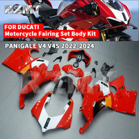 New ABS Motorcycle Bike Fairings Set For Ducati Panigale V4 V4S 2022-2024 Body Kit Bodywork Set Shell Injection V4 V4S 22-24