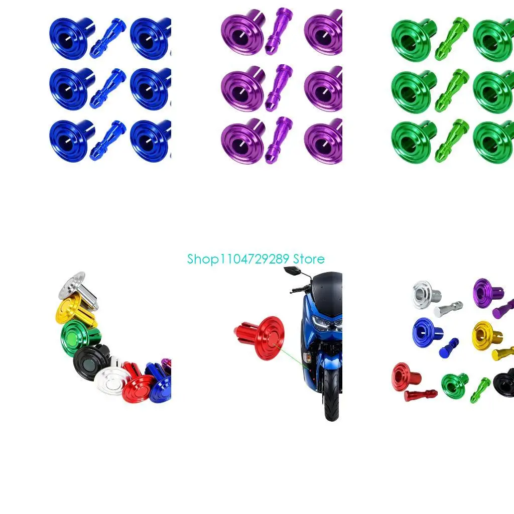 D8KE 7 Color Options Aluminum Rivet Bolts For Motorcycle Body Panel Decoration