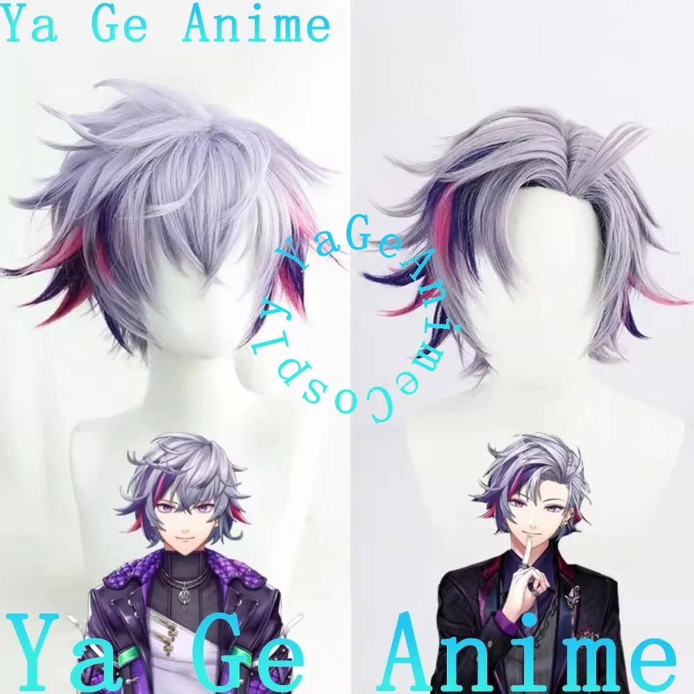 

Ya Ge аниме YouTube виртуальный стример Fuwa Minato косплей парик аниме игры Хэллоуин вечерние синтетические термостойкие волосы