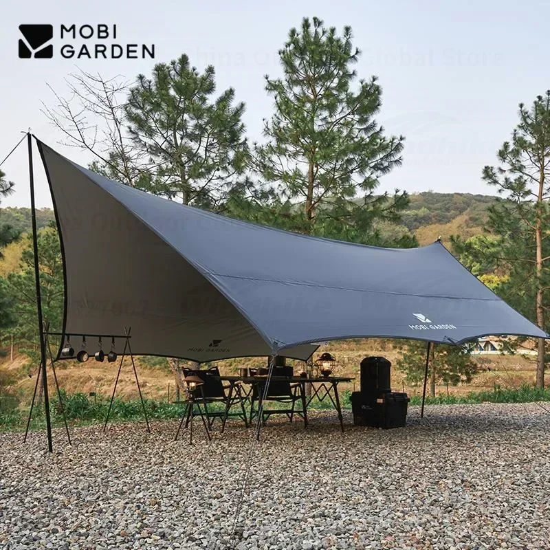 

MOBI GARDEN Junting 530 Vinyl Canopy Two Sides Available Outdoor UPF50+ Waterproof Camping Equipment Rainproof Awning UV Large