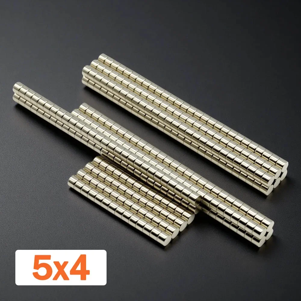 5x4mm Super Strong Magnet N35 Round Magnetic NdFeB Neodymium Magnet Powerful Disc imanes Refrigerator Magnets ﻿