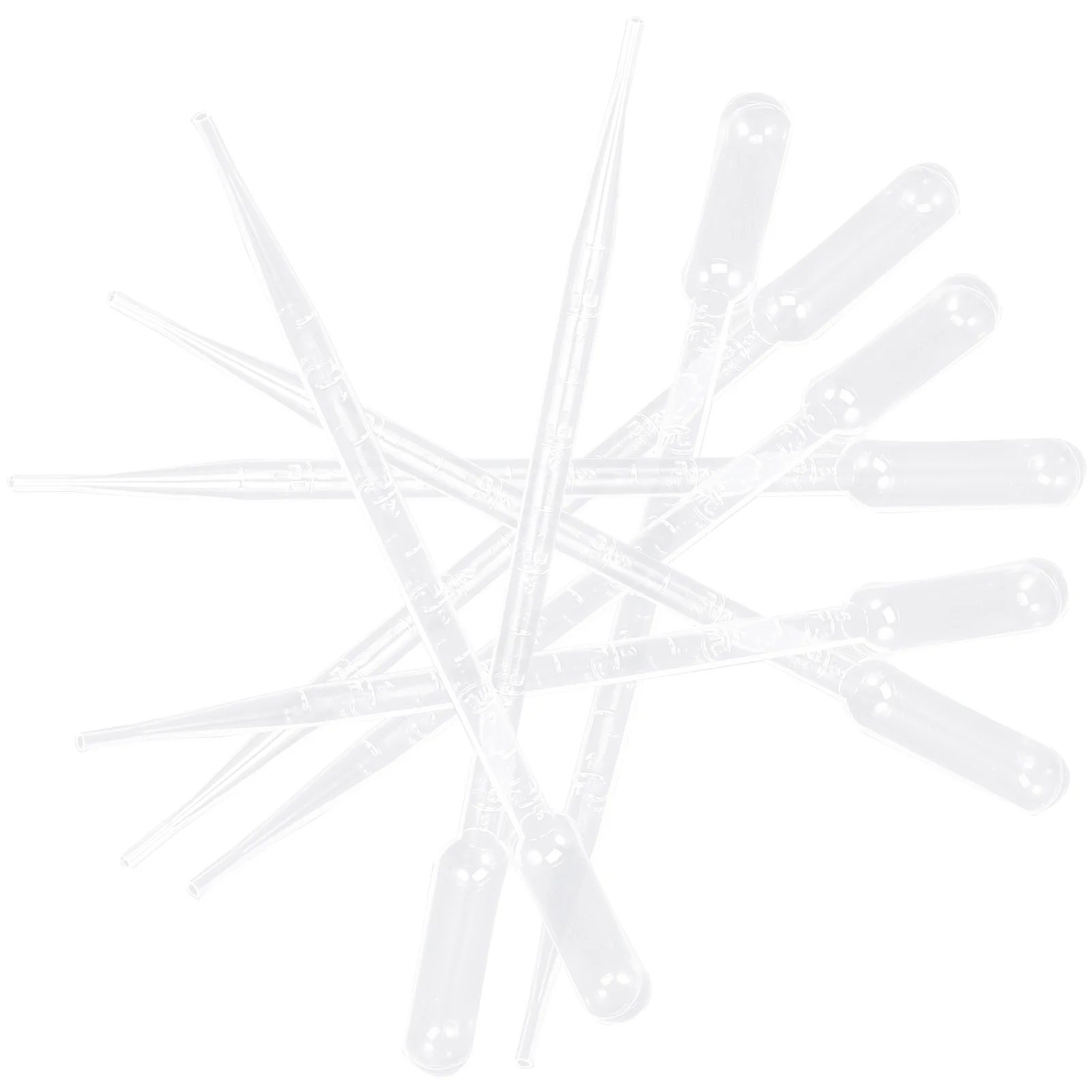 

100 pcs Plastic Dropper Pipettes Clear Calibrated Liquid Transfer Disposable For Laboratory Smooth Safe Visible Funnel Lab