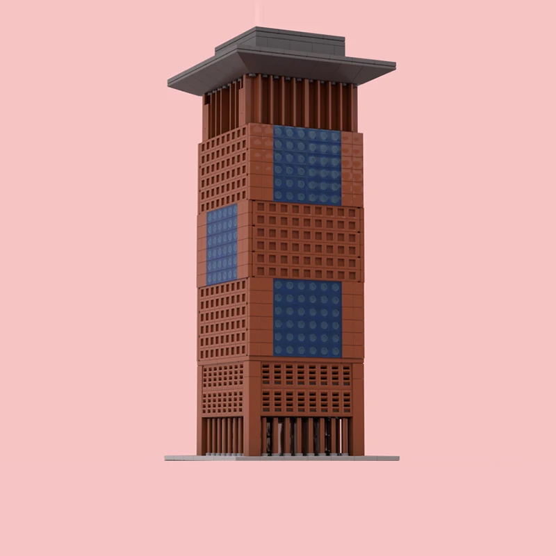 City Street View Model MOC Building Bricks High-Rise Building Modular Technology Gifts Holiday Assemble Children Toys Suit