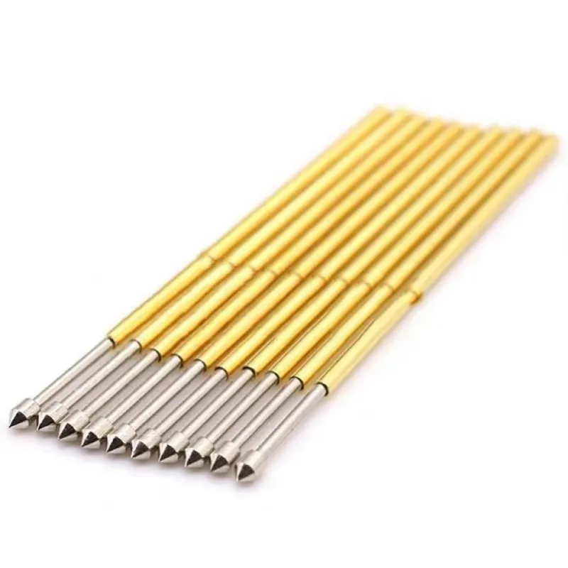 PL75シリーズ ニッケルメッキ真鍮製 スプリングテストプローブ テストピン ポゴピン 電気針 PCBテストツール PL75-B PL75-B1 33.35mm 1.02mm