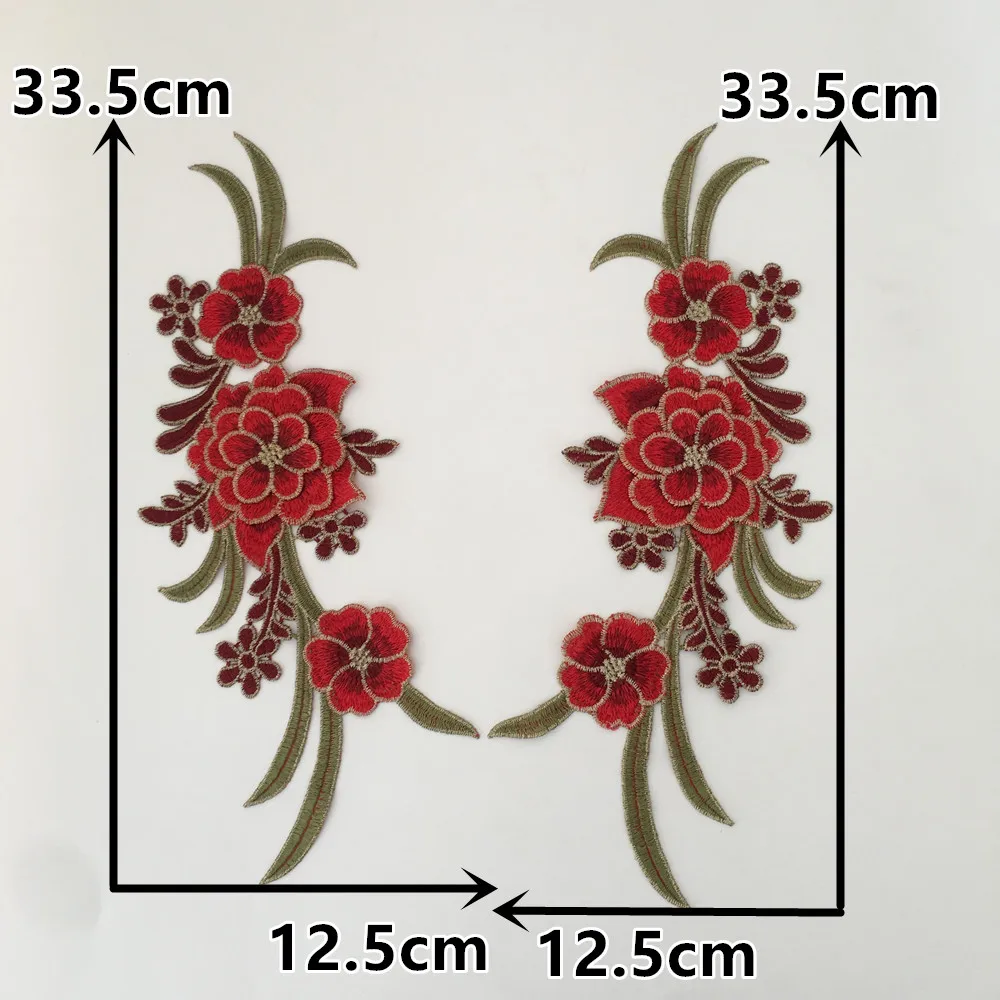 Polyester embroidery with the Same model sewing lace DIY fabric color embroidery decoration clothing accessories lace