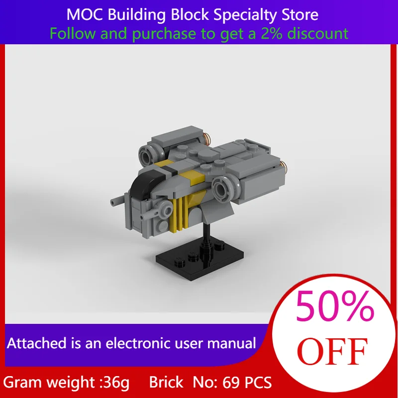 

Building Block Model 98 Parts MOC Starry Super Fleet Creative Construction Toy For Boys Adults Children Christmas Gift
