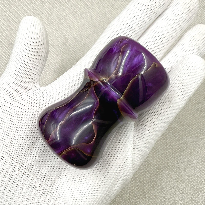 

Boti Brush-Golden amethyst Handle Shaving Brush Handle Resin Quality Men's Shaving Tools Professional beard Tools Handmade