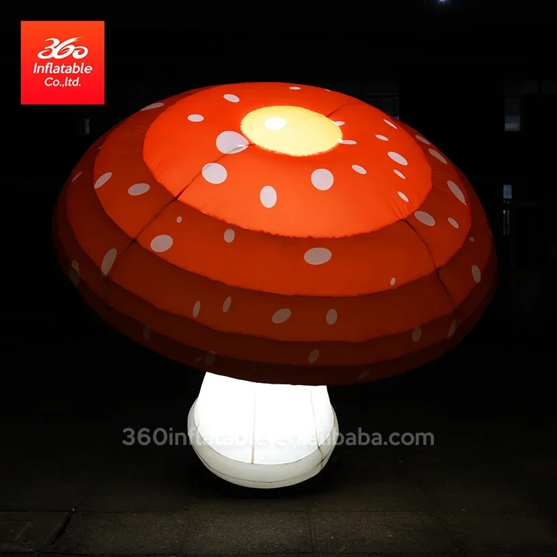 مصباح تزيين قابل للنفخ للإعلان الشهير، مخروط آيس كريم قابل للنفخ مع LED
