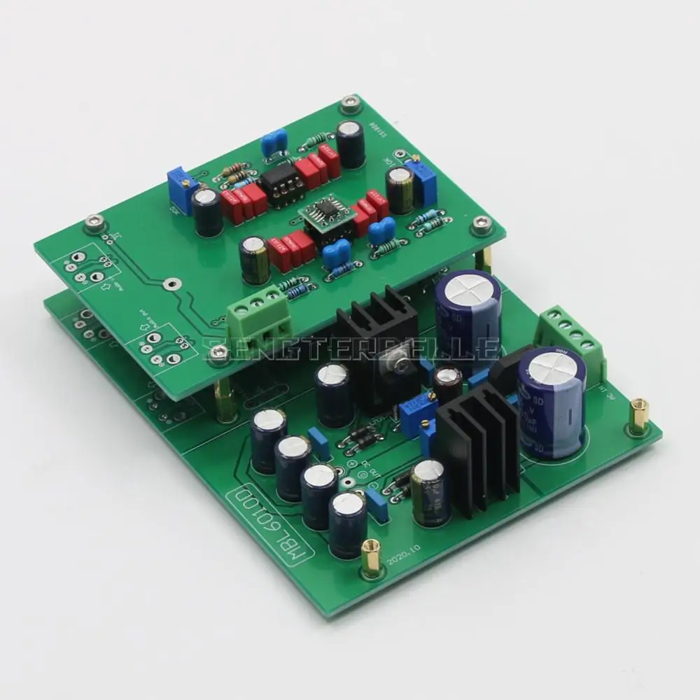 Assemble MBL6010D HiFi Stereo Home Audio Preamplifier Board With Rectifier Filter Power Supply