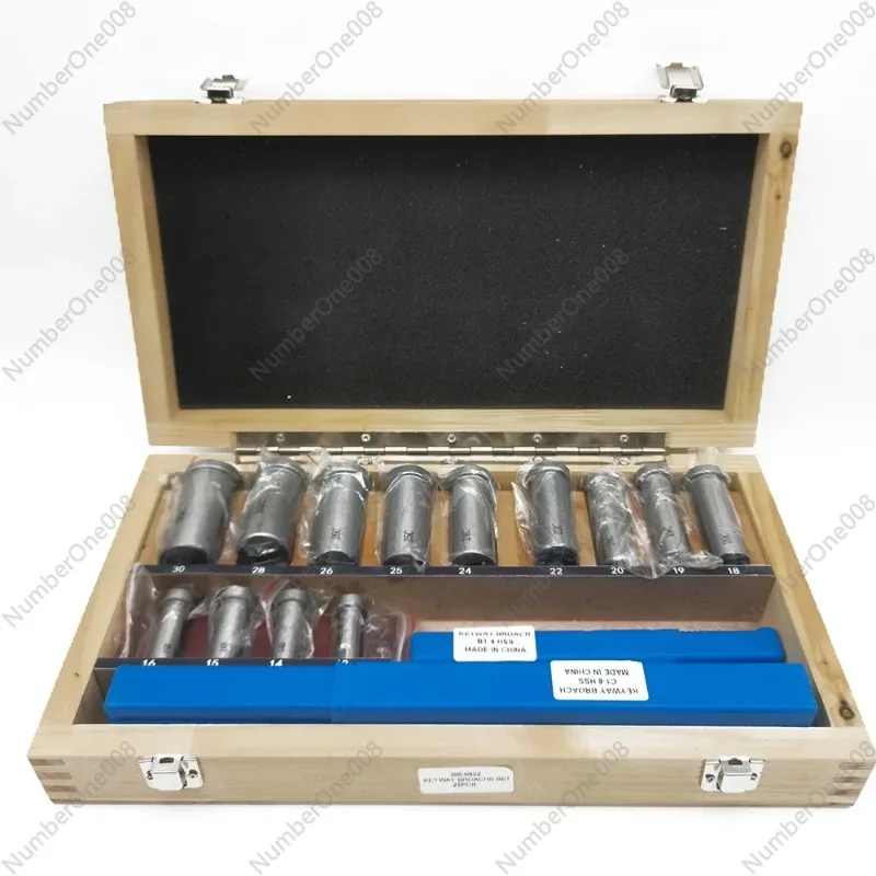 

Tool Knife for CNC Machine 22pcs Hss Groove Keyway Broaches Set Bushing Shim Set Metric System