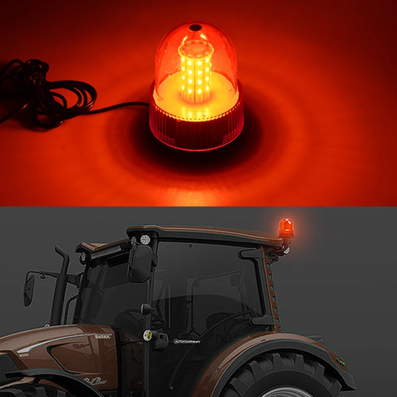 

40LED Car Roof Strobe Light DC12V/24V Yellow Red Blue Flashing Emergency Warning Light Multi Modal Police Light Auto Beacon Lamp