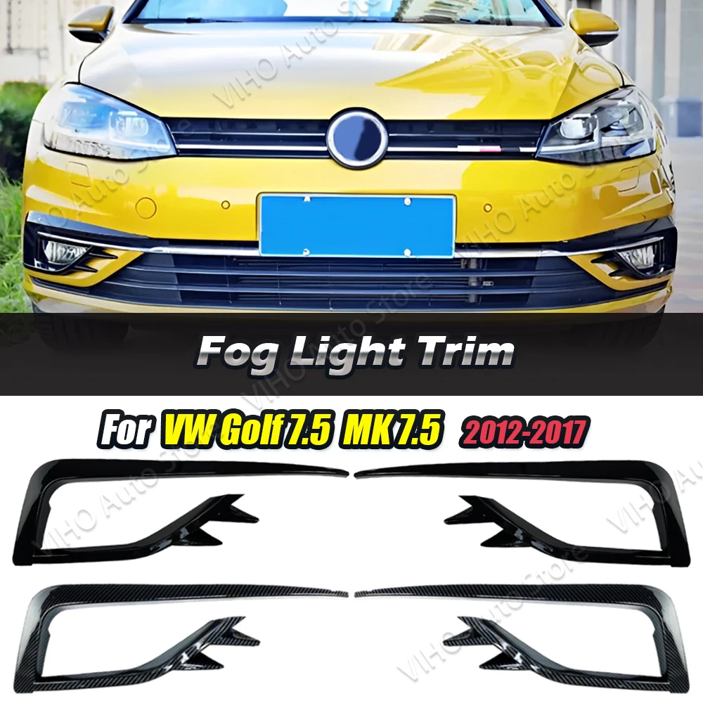 

Автомобильная передняя противотуманная лампа, крышка бампера, решетка радиатора, декоративная отделка, наклейка для тюнинга для VW Golf 7,5, Golf MK7.5, 2017, 2018, 2019, комплекты кузова