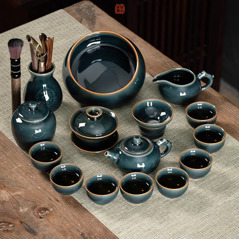 Kitchen Luxury Tea Set Matcha Bowl Chinese Ceremony Coffee Travel European Tea Set Living Room Juego De Te Home Decorationgs