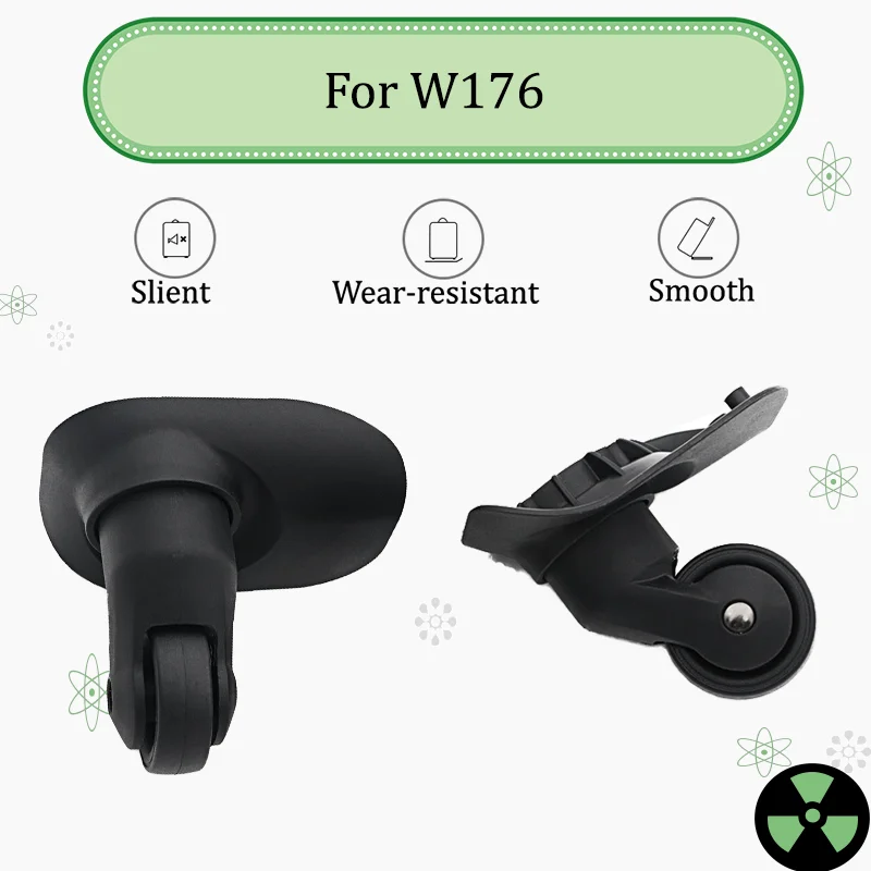 

For W176 Heat-Resistant Luggage Wheels - Puncture-Resistant All-Terrain Rollers Effortlessly Replace Checked Luggage Wheels